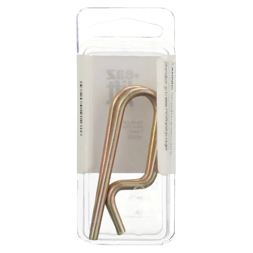 Hook-Up Wire Clip, 2 pk, Clams